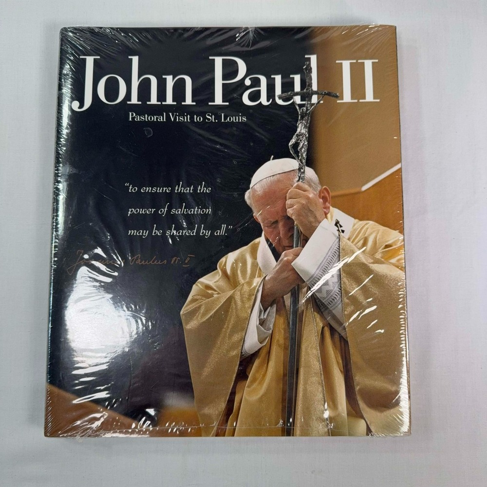 John Paul II Pastoral Visit to St Louis 1999 Hardcover New Sealed Catholic